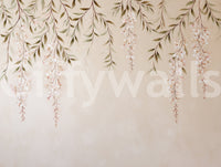 Minimalist Botanical Weeping Boughs Wall Mural