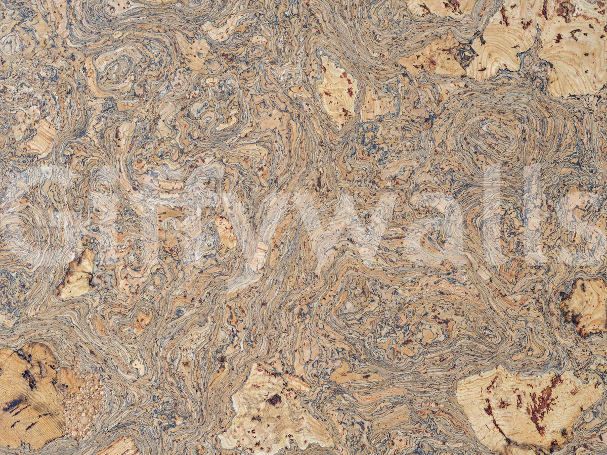 Organic Bark Swirls Wall Mural