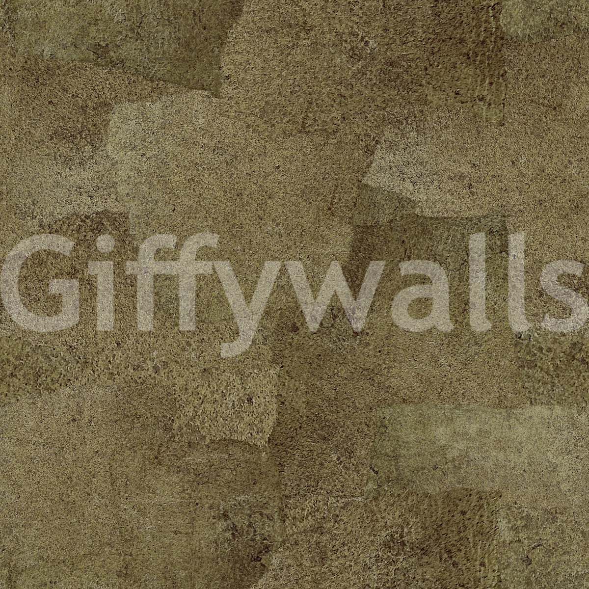 Torn Leather - Olive Gold Wallpaper⁠