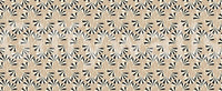 Minimalist Ginko Leaf Pattern Wall Mural