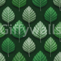 Minimalist Leaf Grid Design Wallpaper⁠