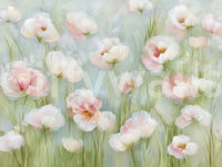 Ethereal Pastel Meadow Wall Mural