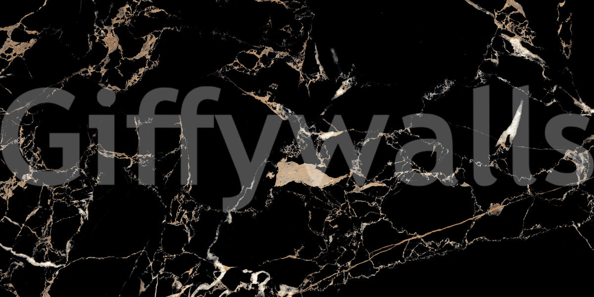 Black Gold Marble Luxury Wallpaper Wall Mural