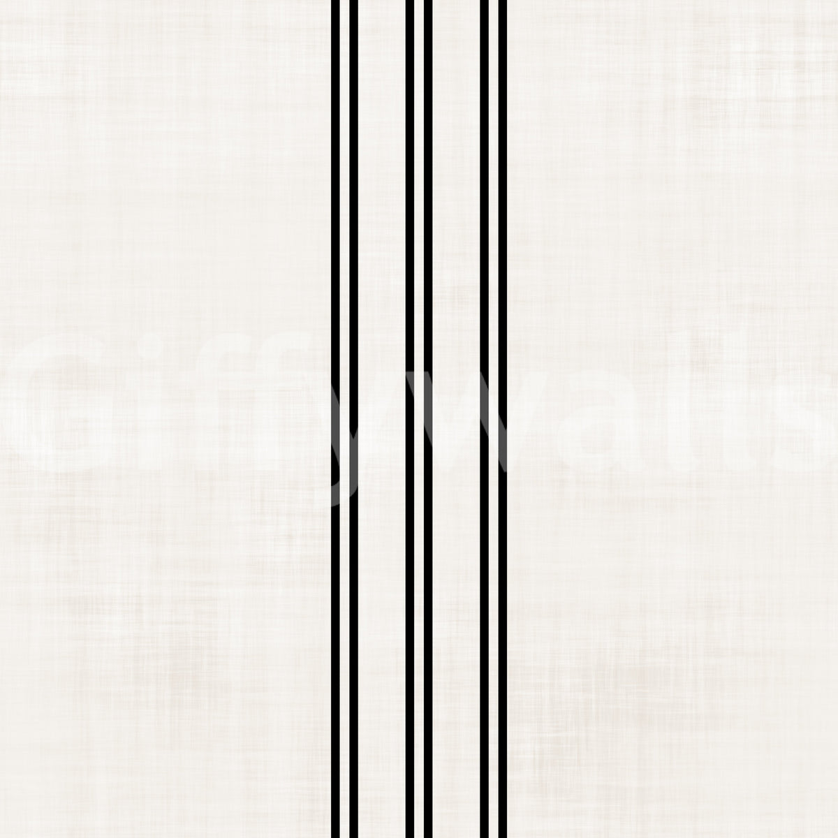 Black Stripes Linen Look Texture Wallpaper⁠