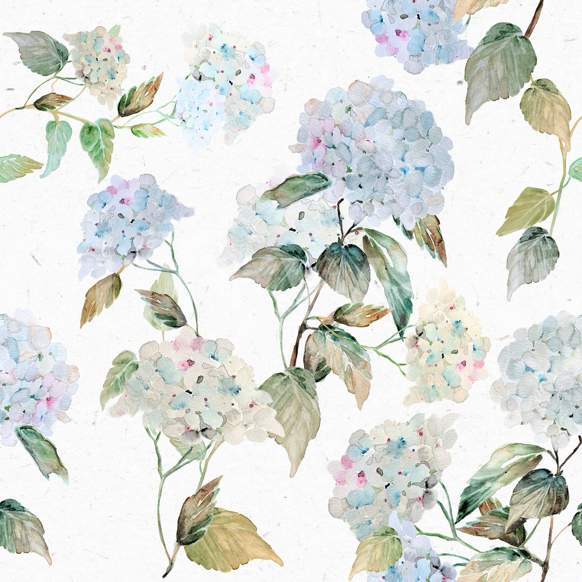 Blue Hydrangeas Wallpaper⁠