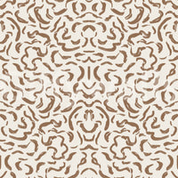 Abstract Umber Swirls Wallpaper⁠