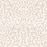 Abstract Blush Rhythmic Flourish Wallpaper⁠