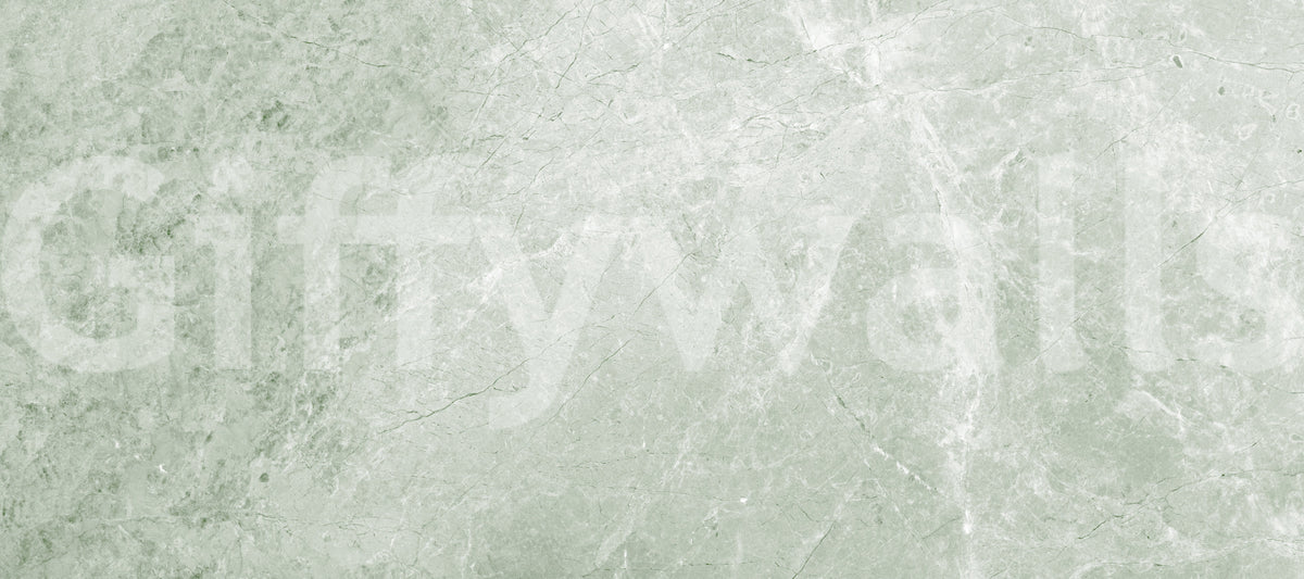 Serene Sage Marble Texture Wall Mural