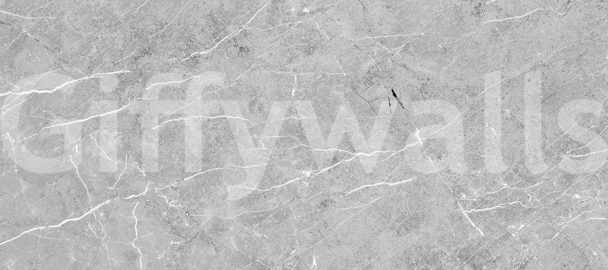 Cool Grey Stone Texture Wall Mural