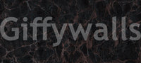 Midnight Copper Vein Marble Wall Mural