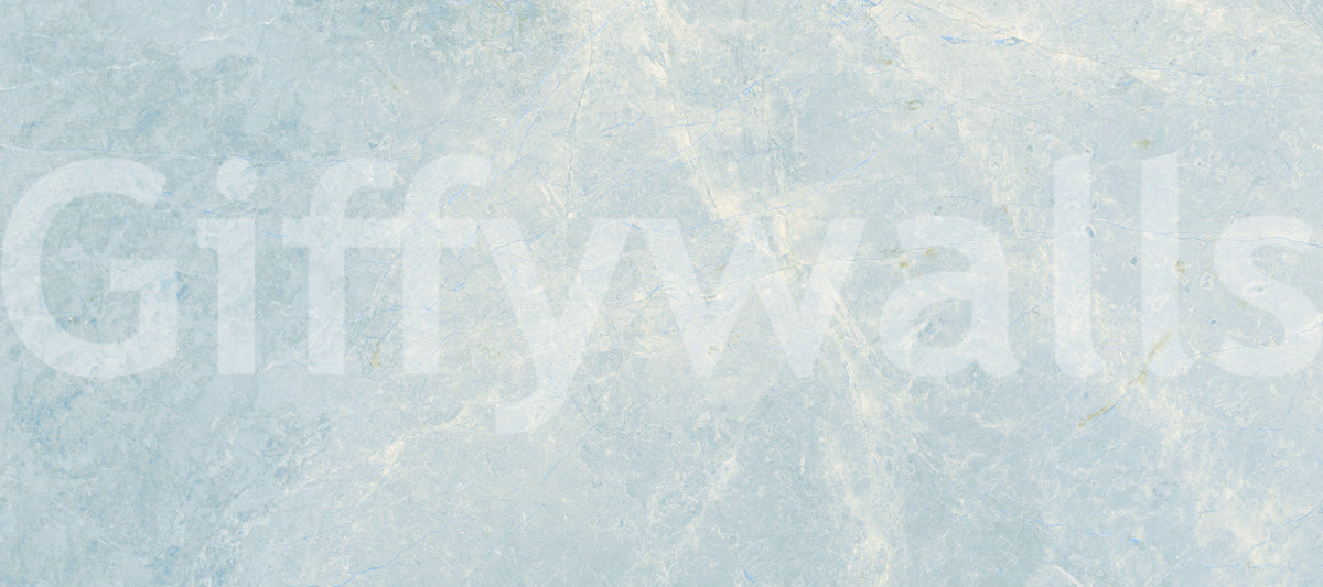 Ethereal Azure Marble Stone Wall Mural
