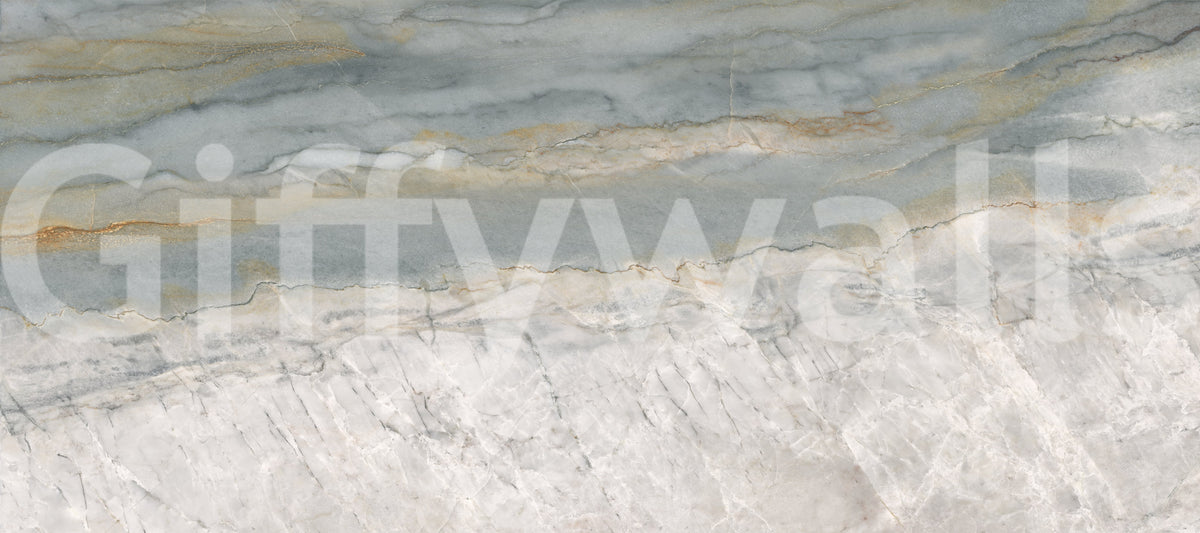 Serene Grey Marble Flow Wall Mural