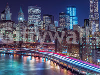 Metropolitan Night Motion Wall Mural