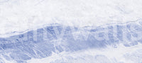 Cerulean Vein Stone Slab Wall Mural