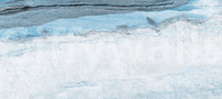 Cerulean Veined Marble Slab Wall Mural