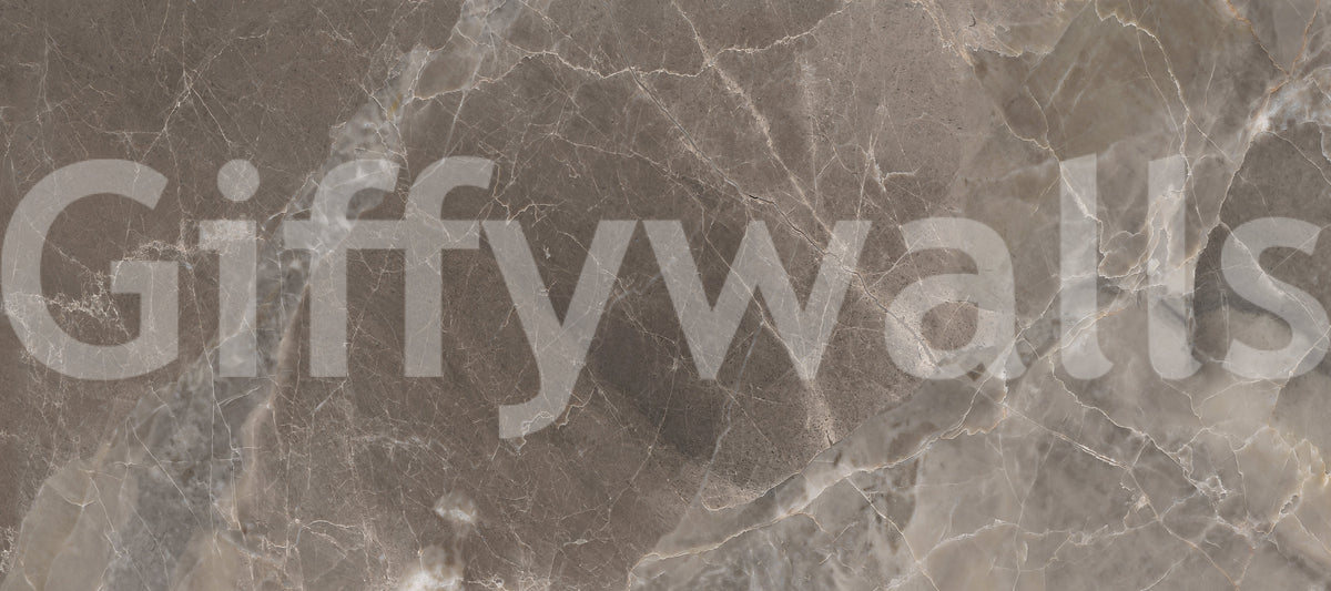 Smoky Quartz Veined Stone Wall Mural