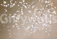 Minimalist Floating Petals Wall Mural