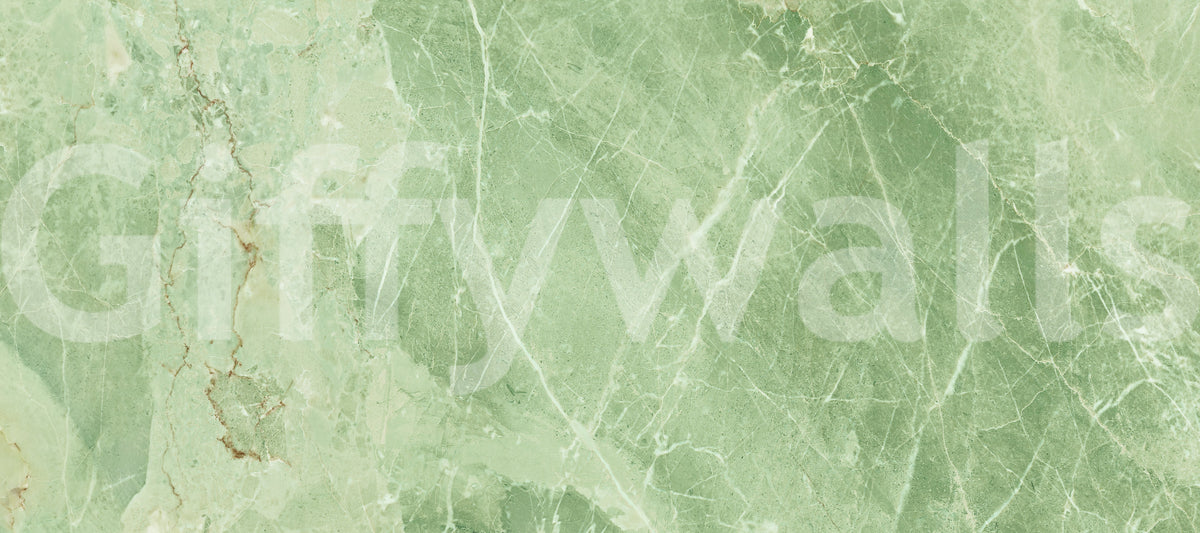 Emerald Stone Vein Texture Wall Mural