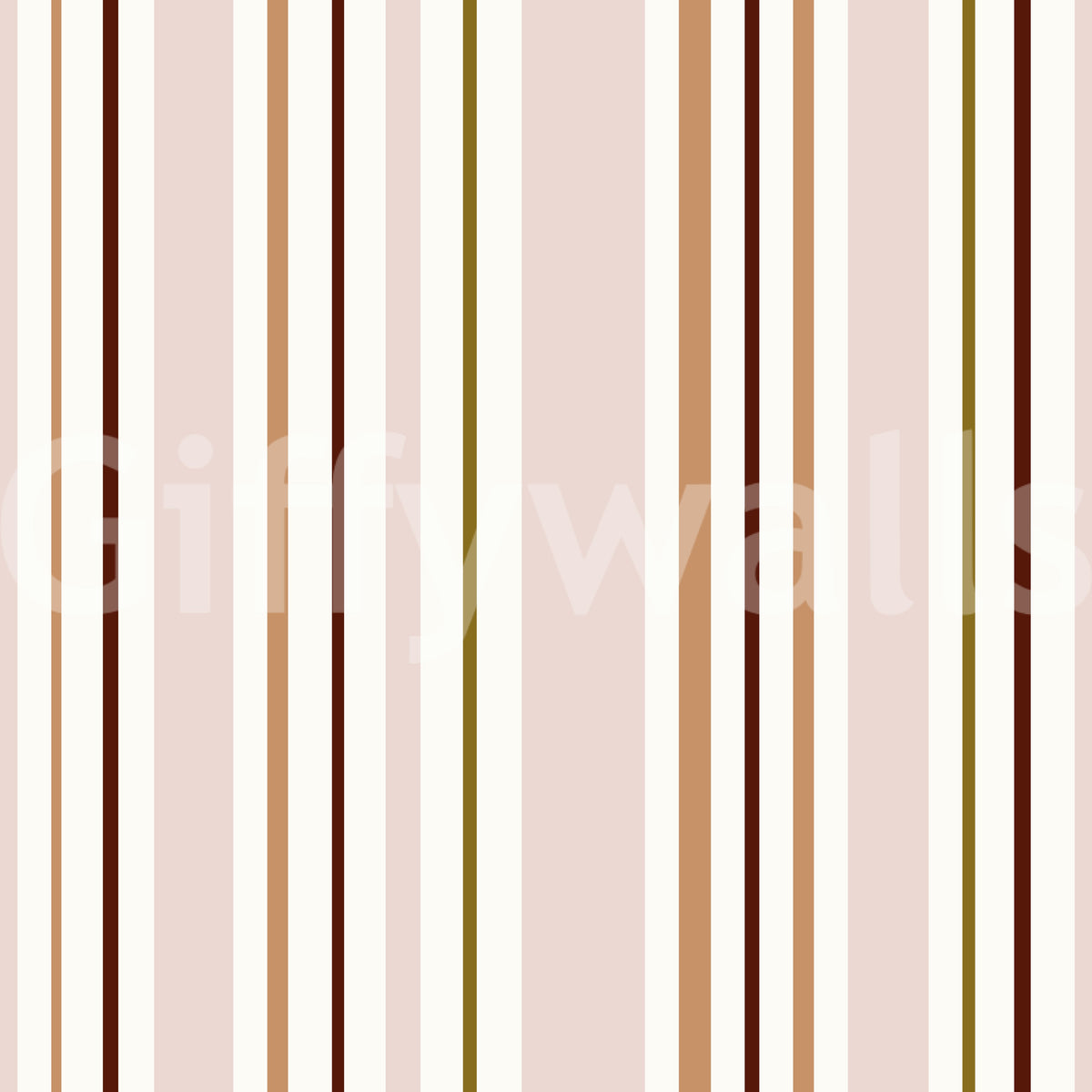 Modern Linear Rhythm in Neutral Tones Wallpaper⁠