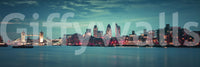 Thames River Metropolitan Dusk Wall Mural