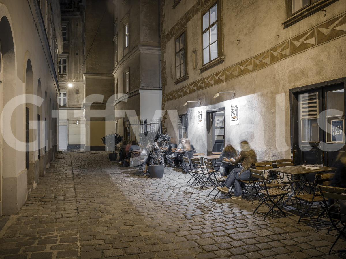 Historic Cobblestone Alleyway Wall Mural
