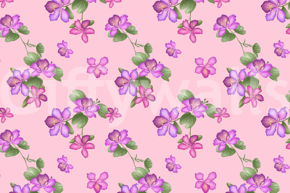 Blossom Bloom Soft Floral Pattern Wallpaper⁠