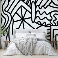 Gentle layered wave design for interiors, GD2483