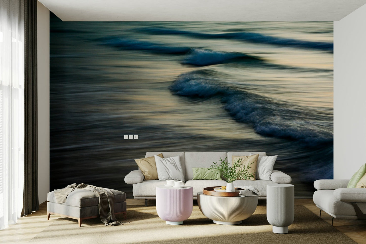 Waves I Wall Mural