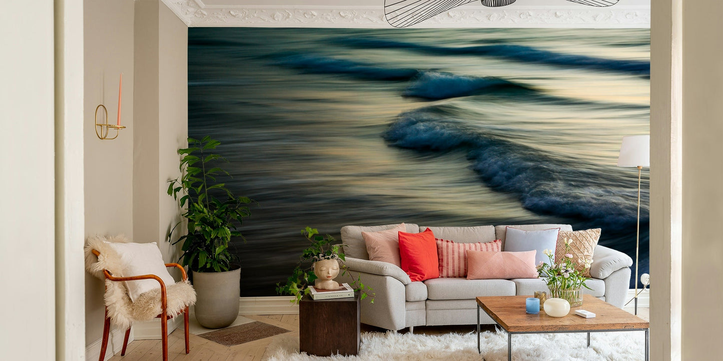 Waves I Wall Mural