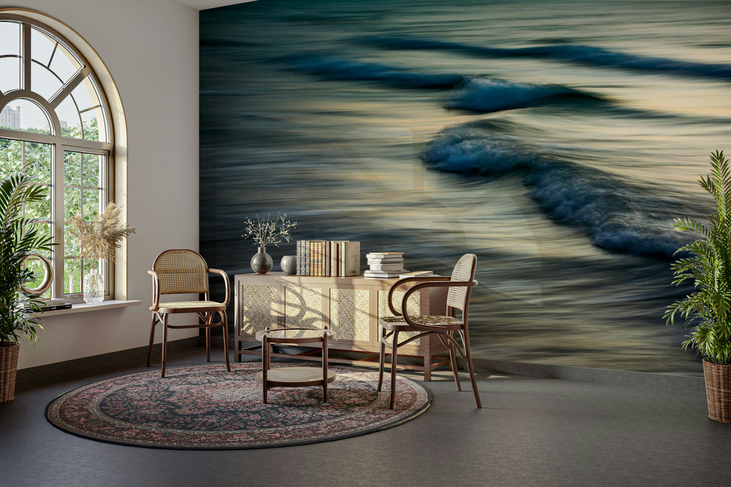 Waves I Wall Mural