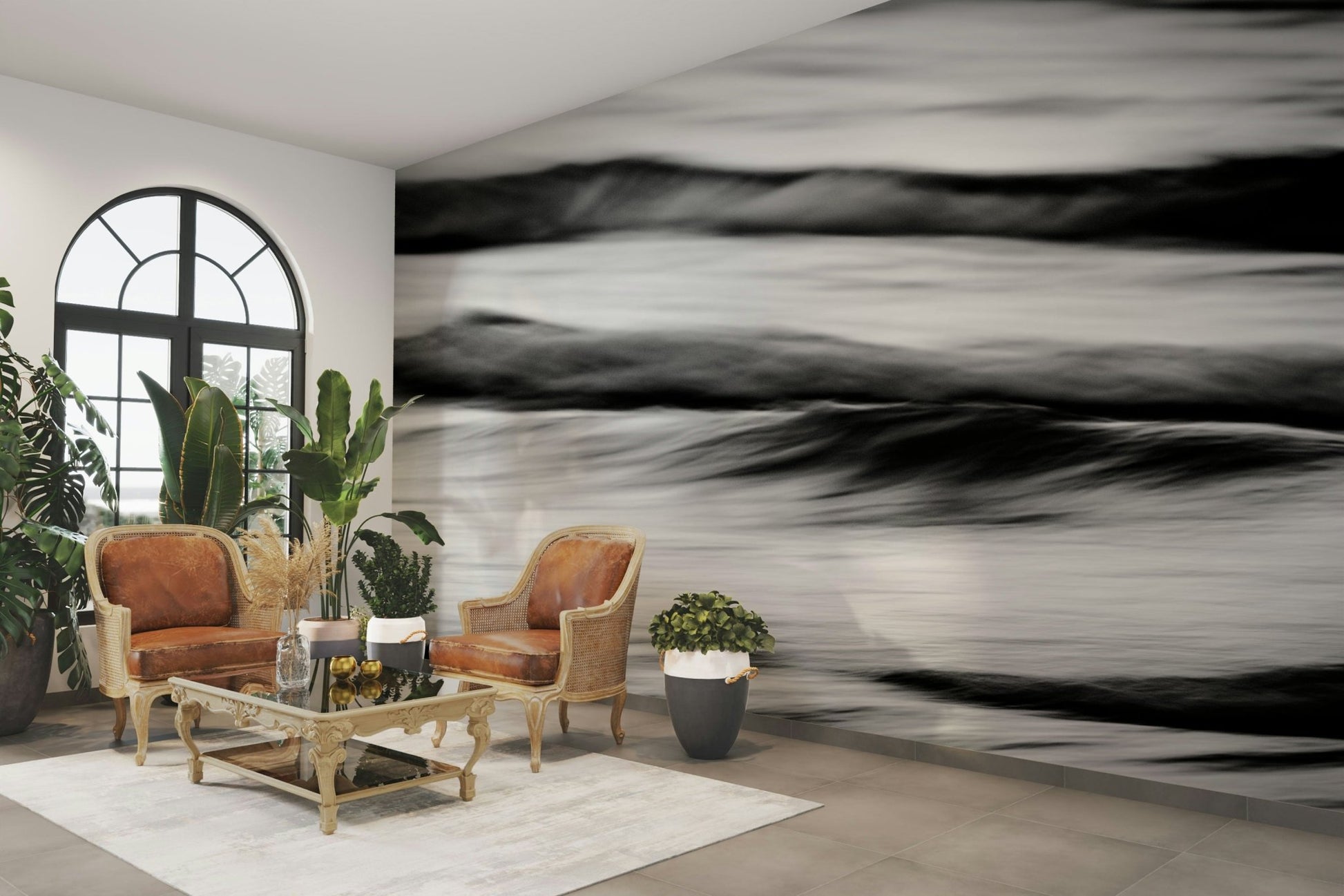 Waves II Wall Mural