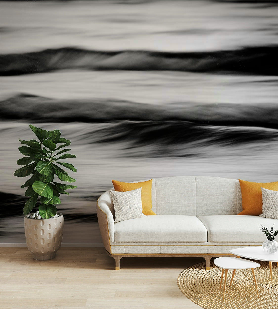 Waves II Wall Mural