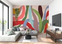Contemporary ocean wallpaper for a flat lounge wall mural.