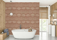 The colors are soft and serene, with a uniform mocha tone. GD3814

