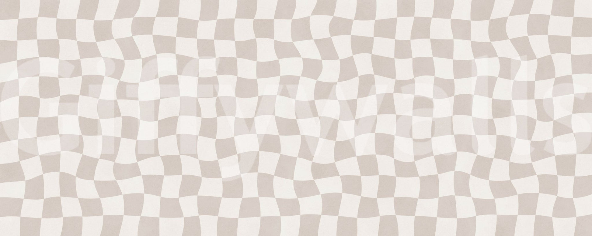 Boho chic Wavy Checkered Dream wallpaper for walls serene bedroom backdrop.