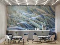 Nature wallpaper with gentle wavy grasses

