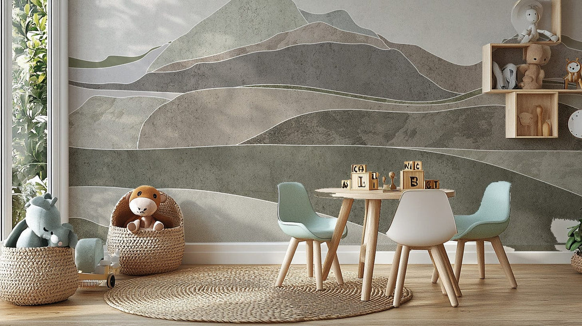 Brown Landscape Wallpaper
 B181