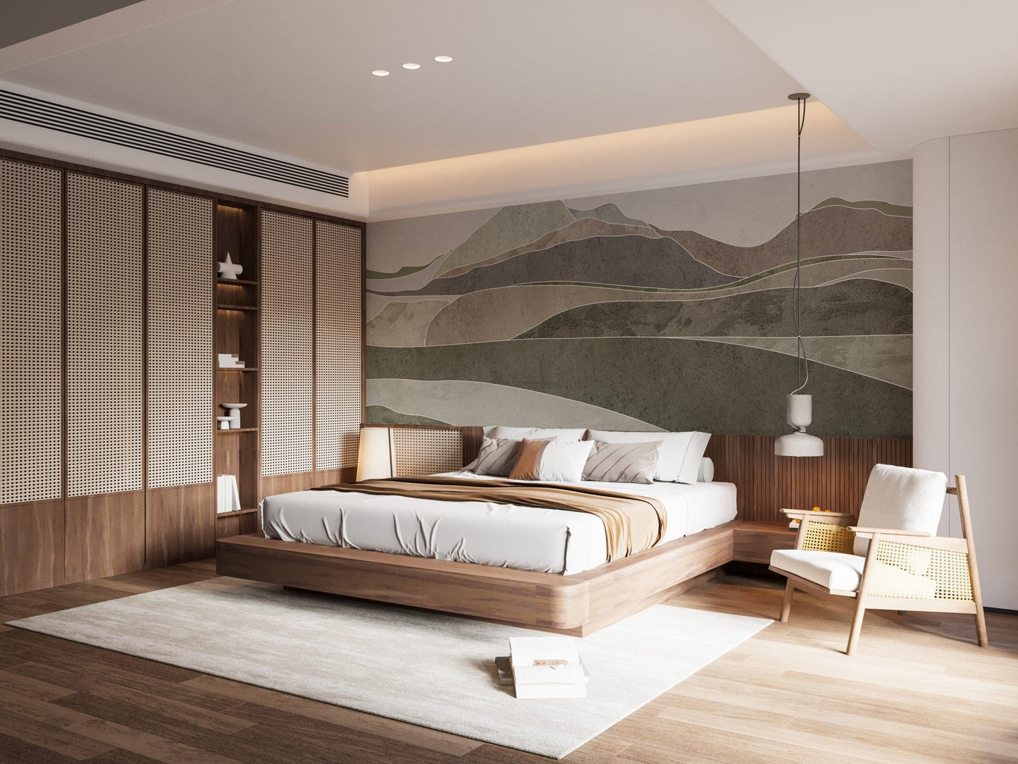 Wavy Hill Wallpaper
 B181