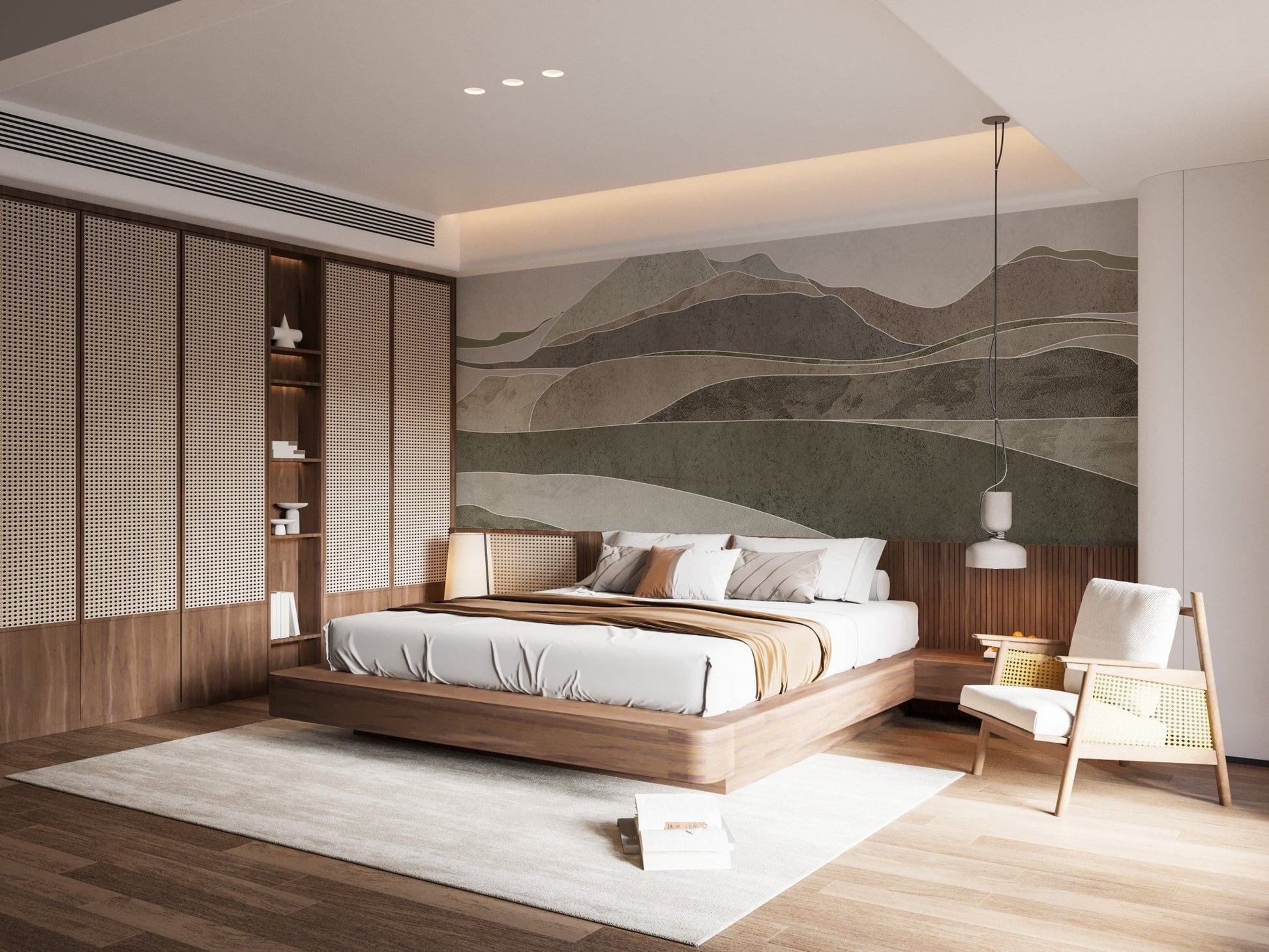 Wavy Hill Wallpaper
 B181