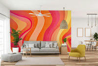 Wallpaper for walls with a playful, artistic feel


