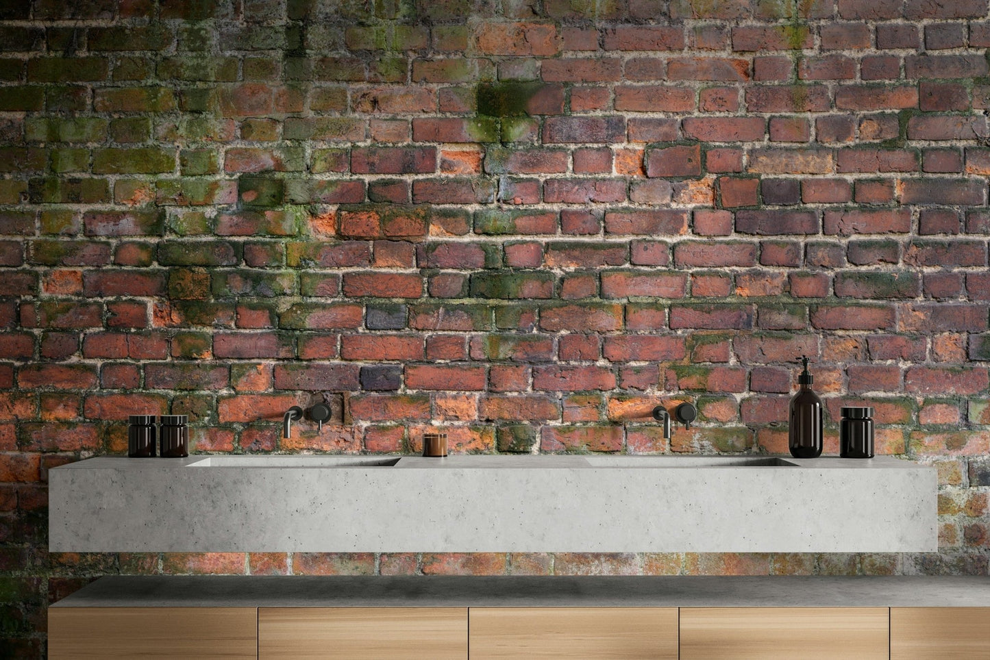 Faded patinas and subtle imperfections.

