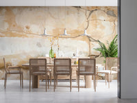 Worn architectural texture in Weathered Walls Wall Mural with broken wall effect