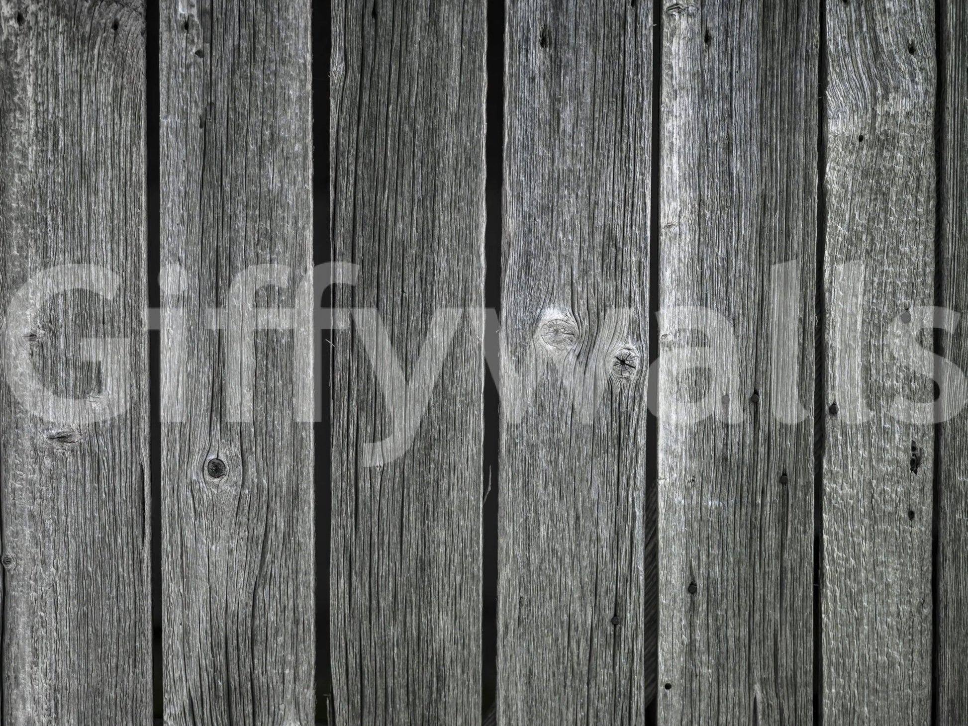 Realistic gray planking Weathered Wood Panel Wall Mural, stylish wall decor.