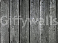 Realistic gray planking Weathered Wood Panel Wall Mural, stylish wall decor.