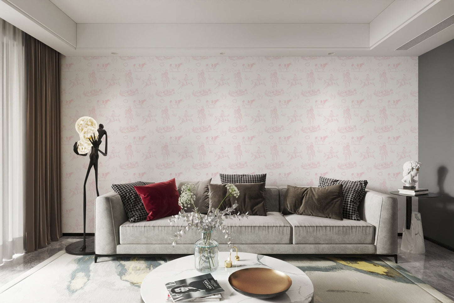 Vintage Rodeo Cowboy Western Wallpaper
