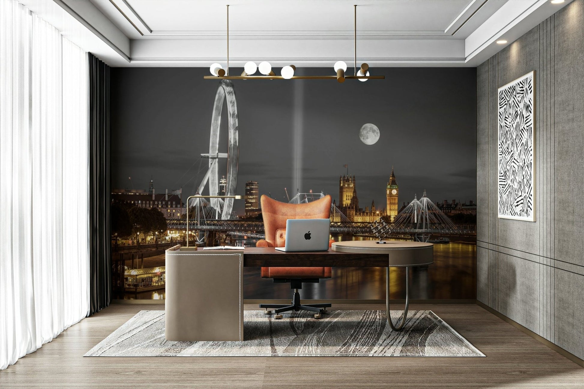 Westminster Abbey majestic wall mural for interiors.

