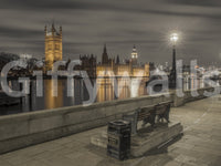 Westminster at Night Wall Mural