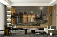 Westminster at Night Wall Mural