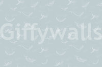 Aqua Whale Dreams wall mural with aquatic patterns for a master suite.