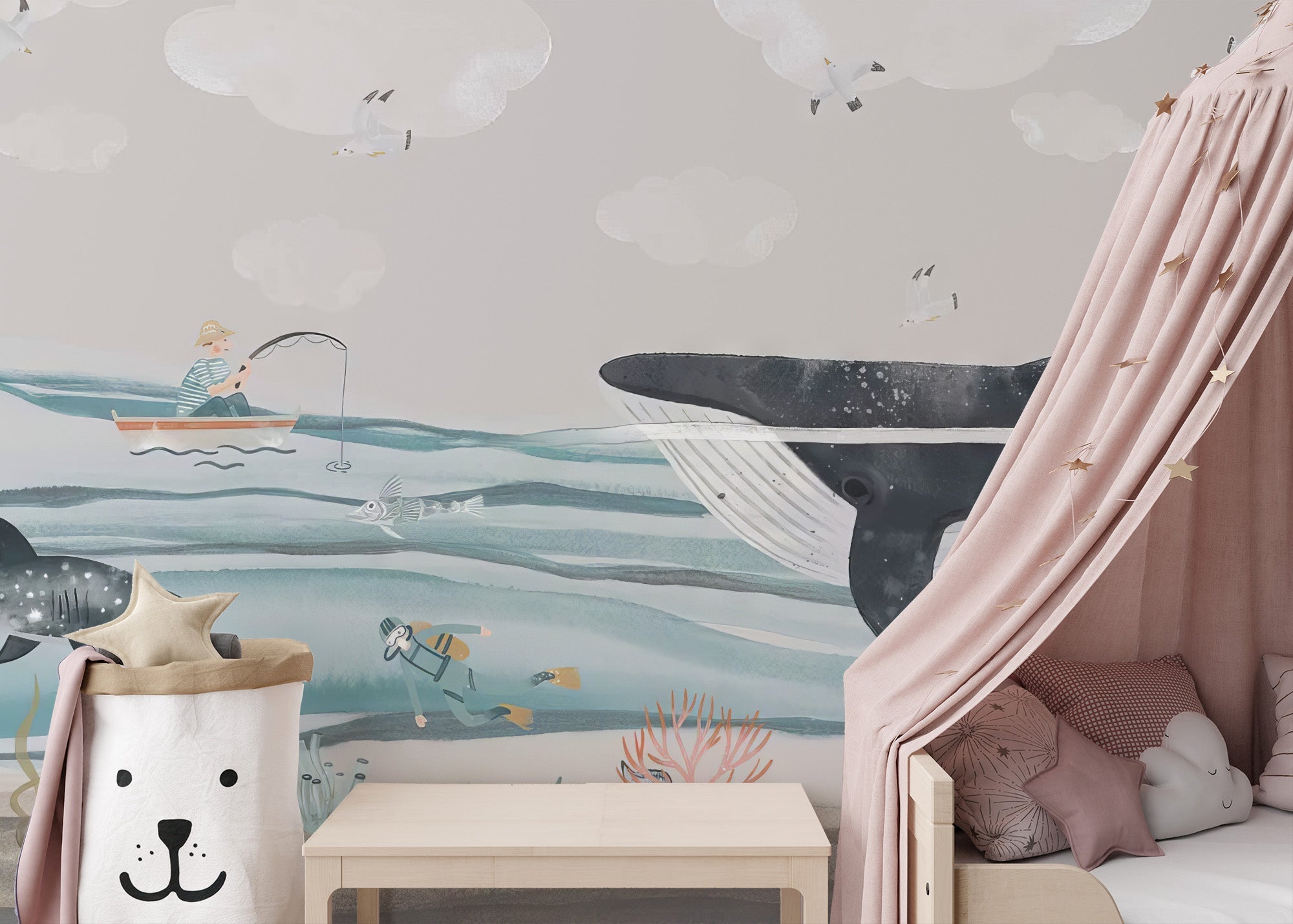 Whale Shark Wallpaper for kids C429